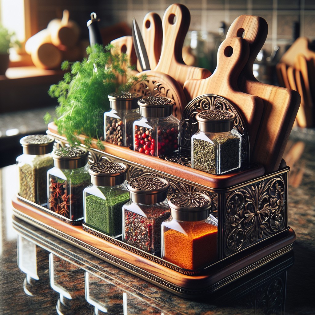 how to make your cutting board holder a centerpiece