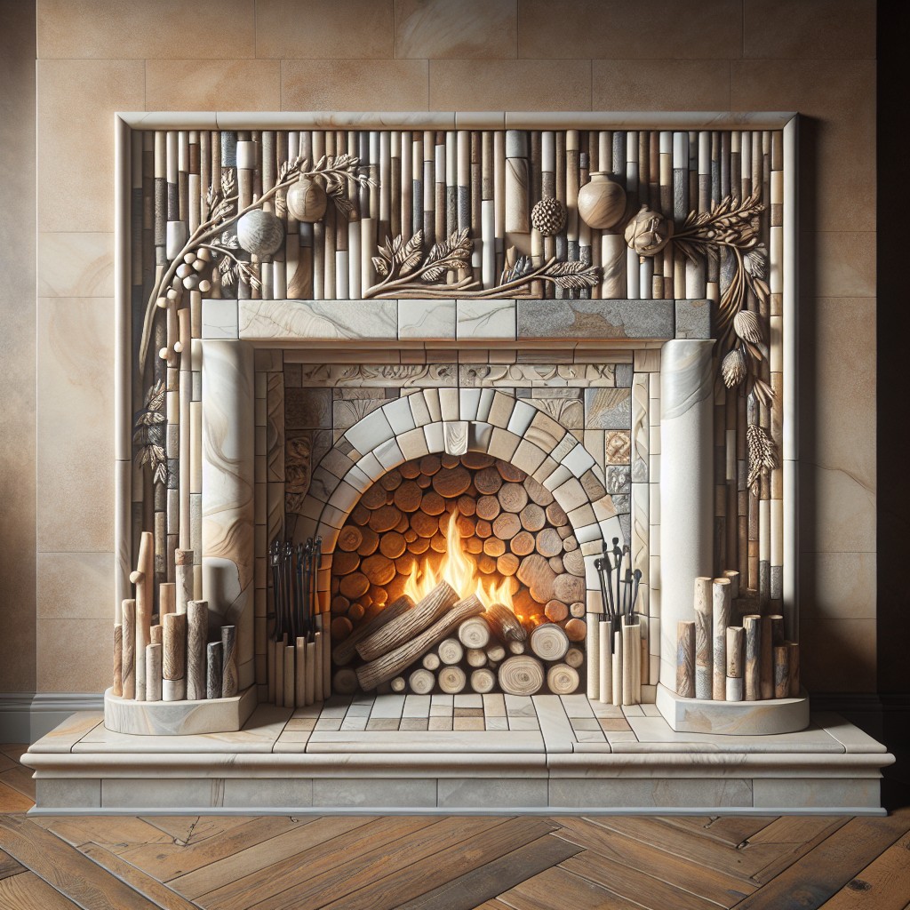 how to use grout sticks to remodel your fireplace