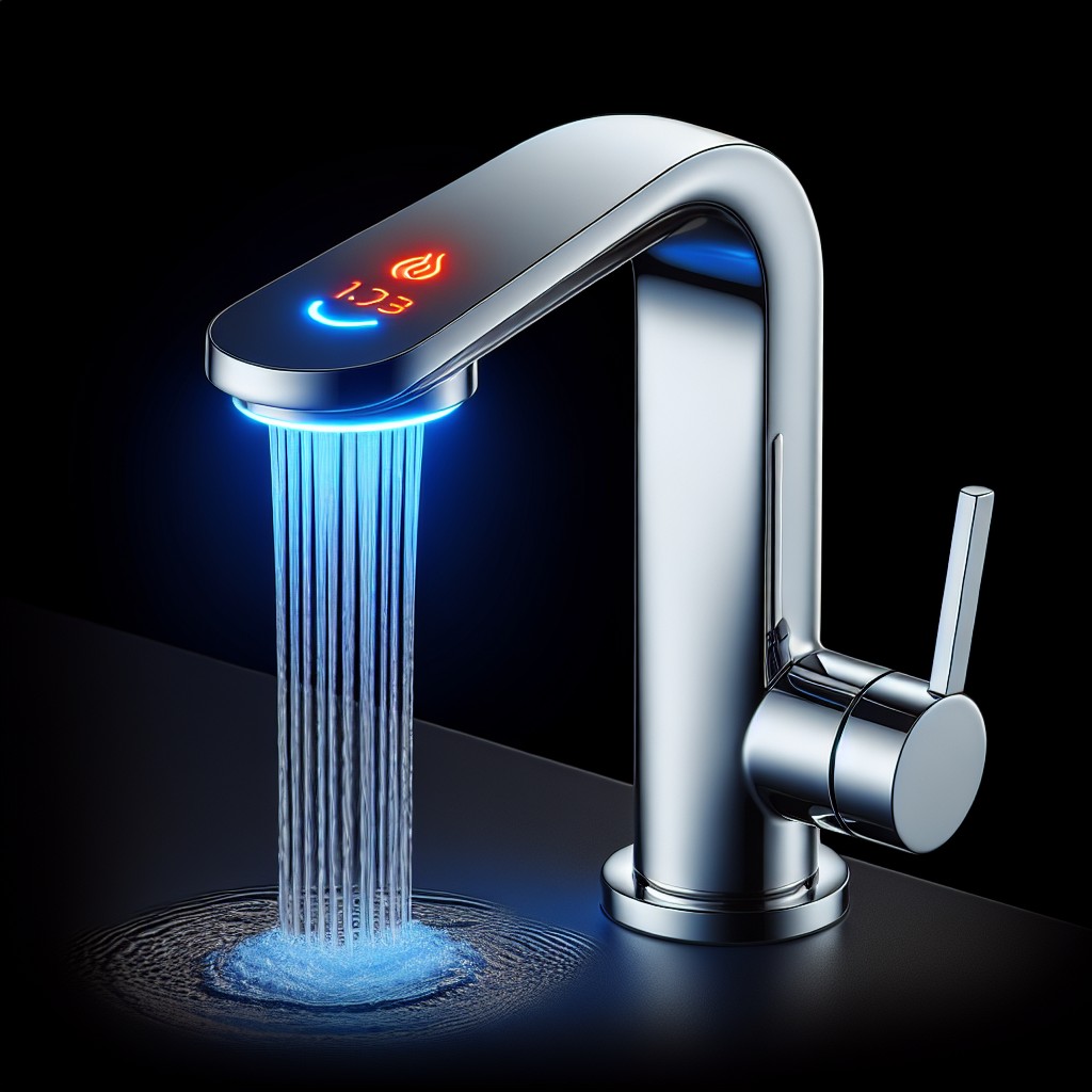 innovative faucets the led temperature indicator