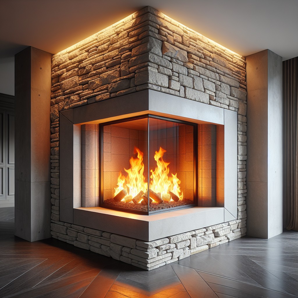 install a double sided fireplace insert