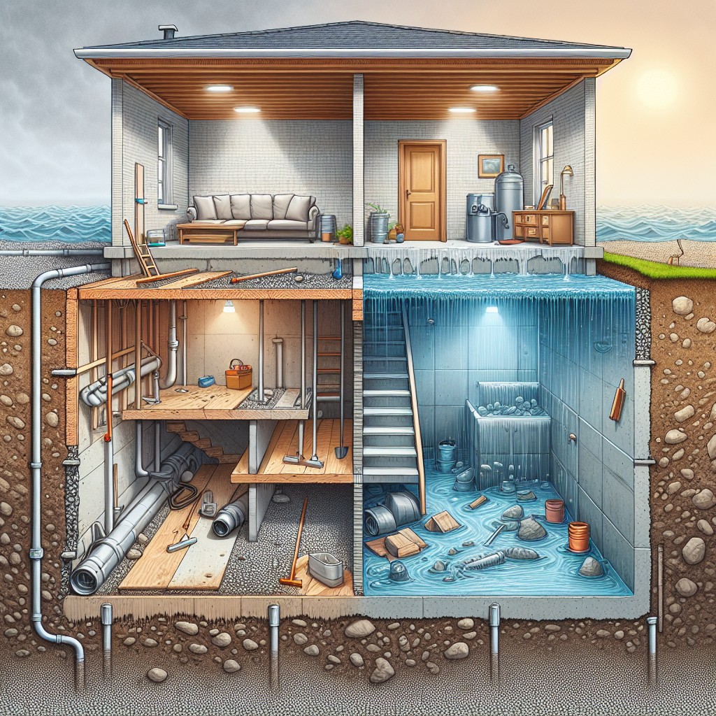 interior vs exterior basement waterproofing pros and cons