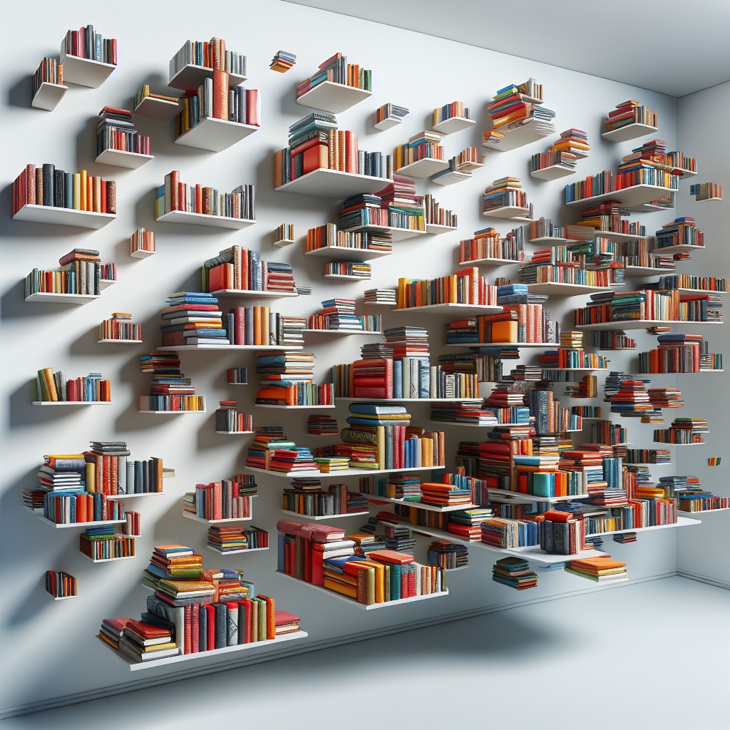 invisible book shelves