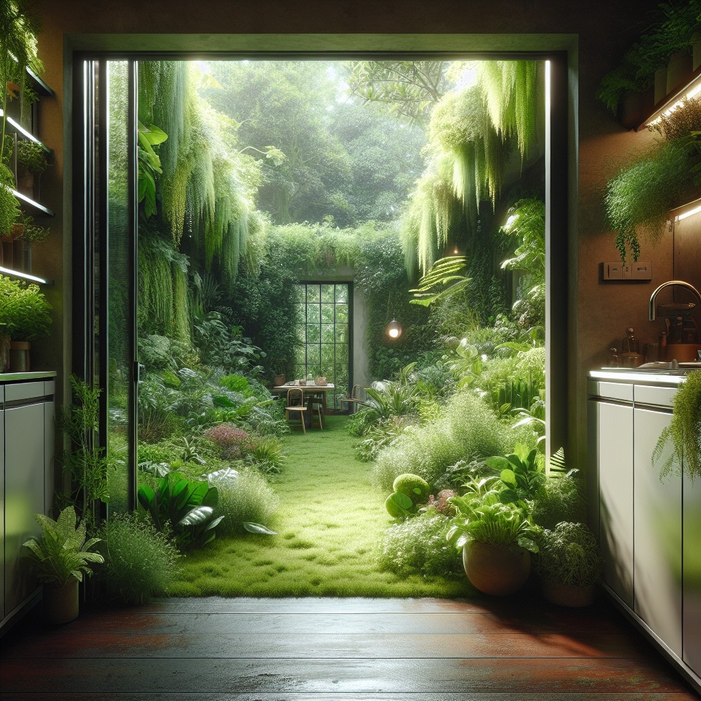 kitchen garden interior entrance