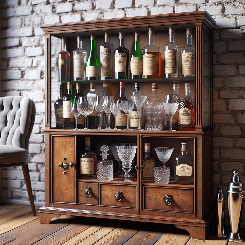 personalized liquor cabinets