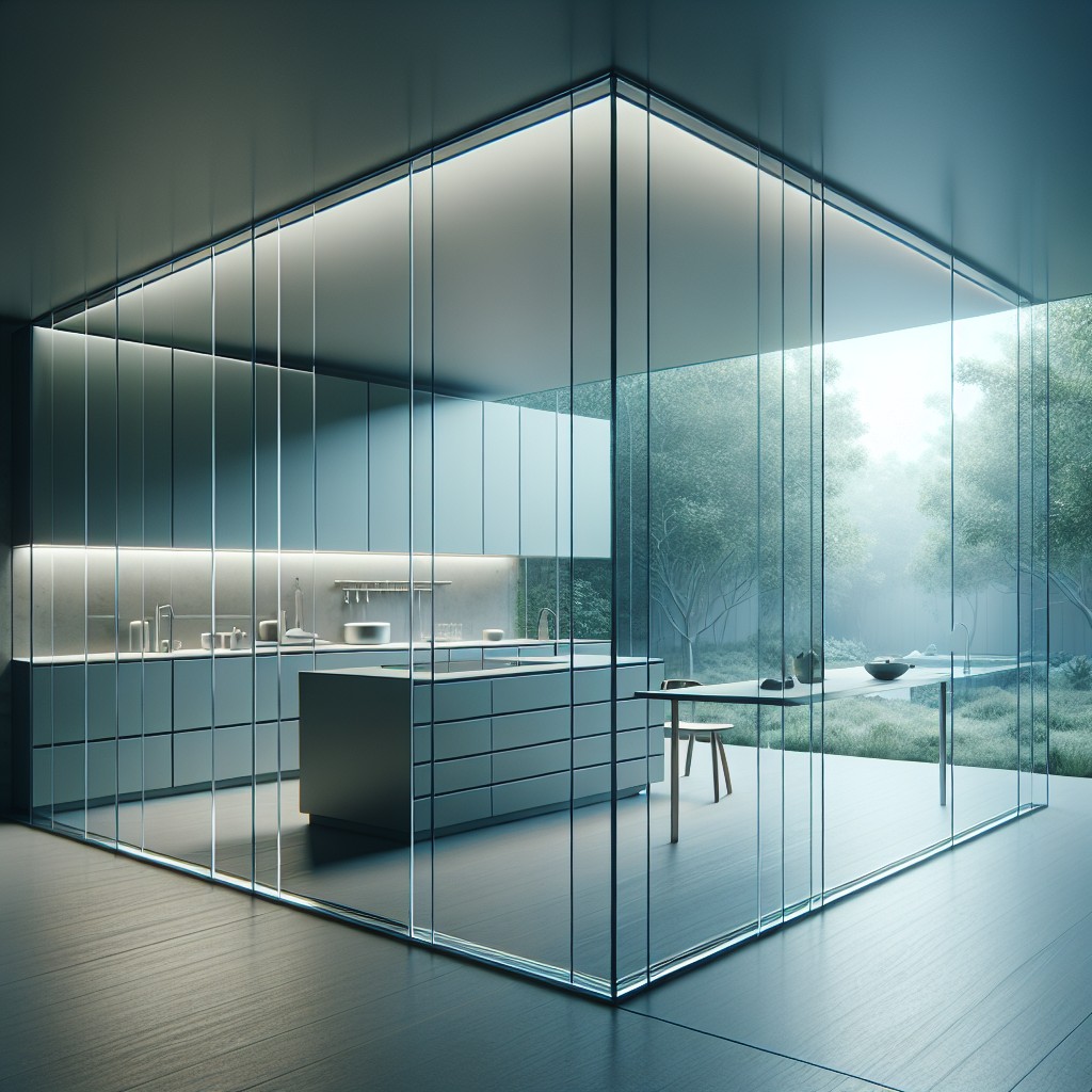 soundproofing aspects of thick glass cabinet doors
