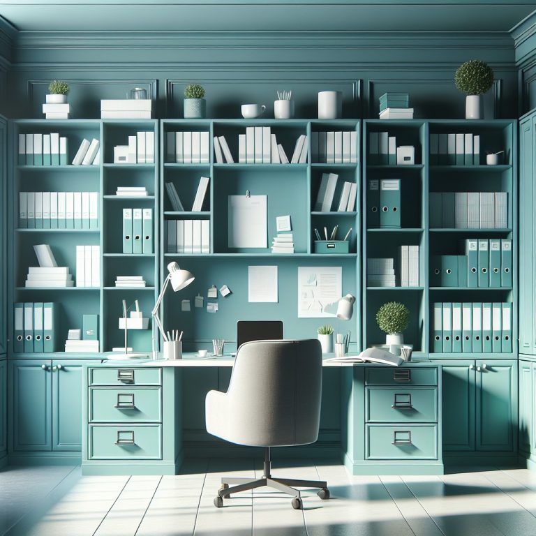 20 Teal Office Ideas for a Refreshing Workspace