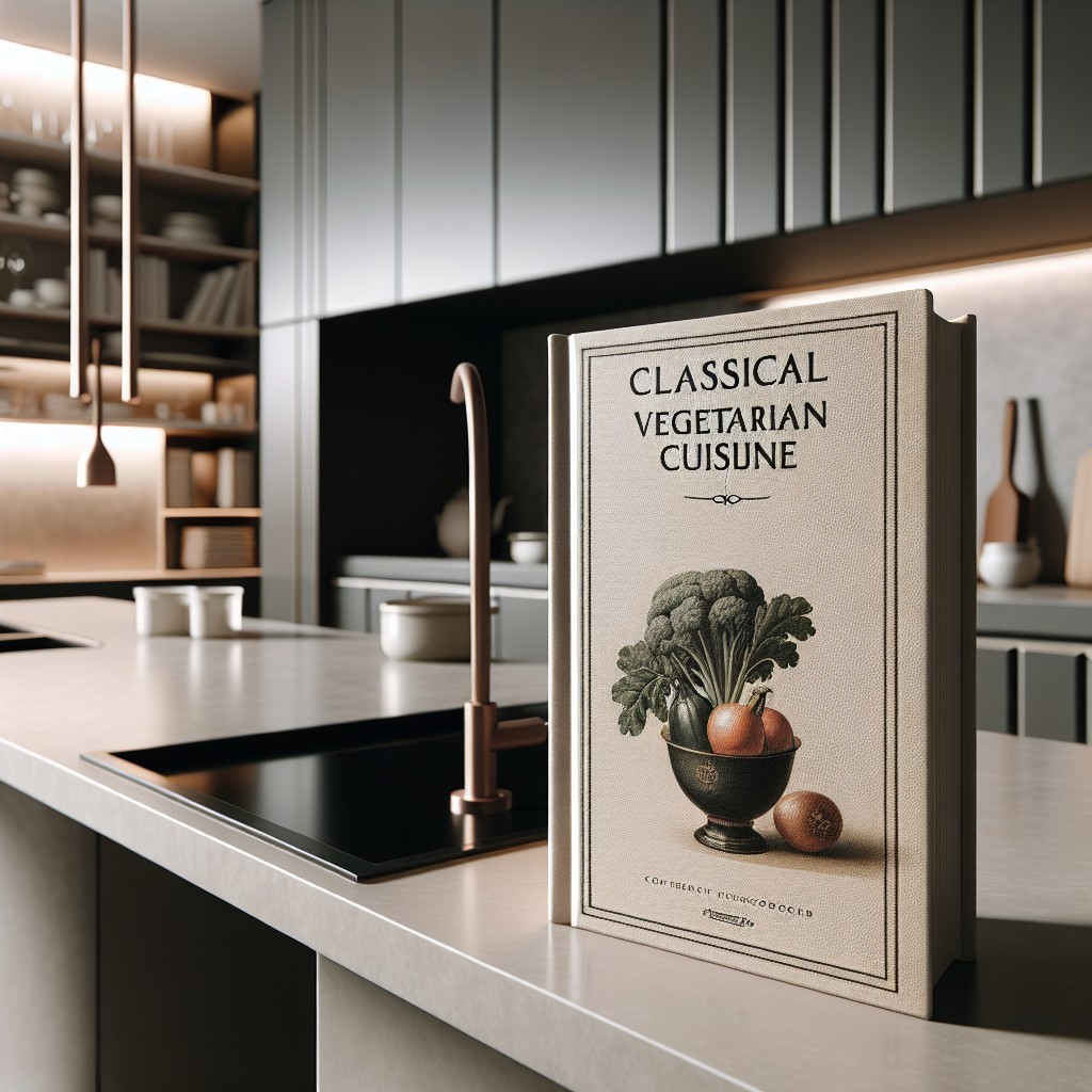 the elegant vegetarian a classic cookbook turned modern decor