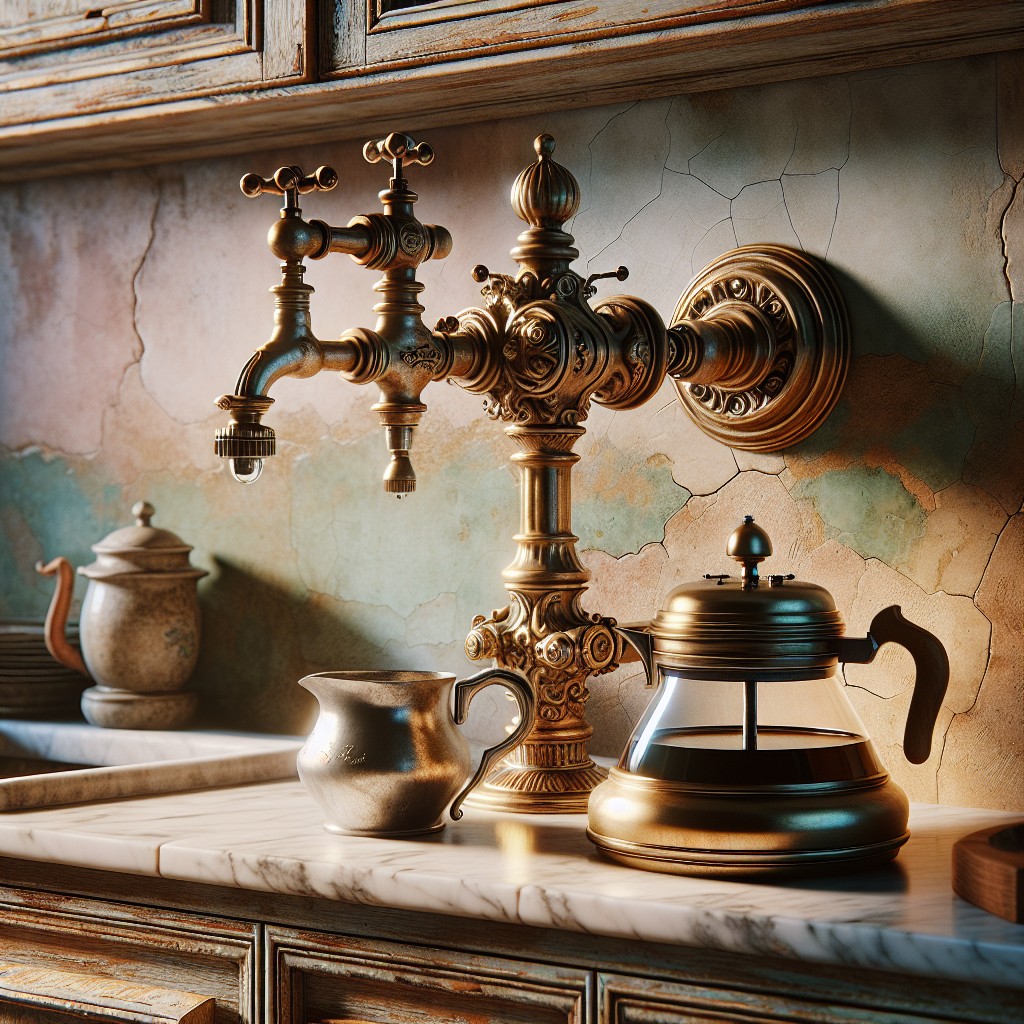 transforming spaces with antique pot filler faucets