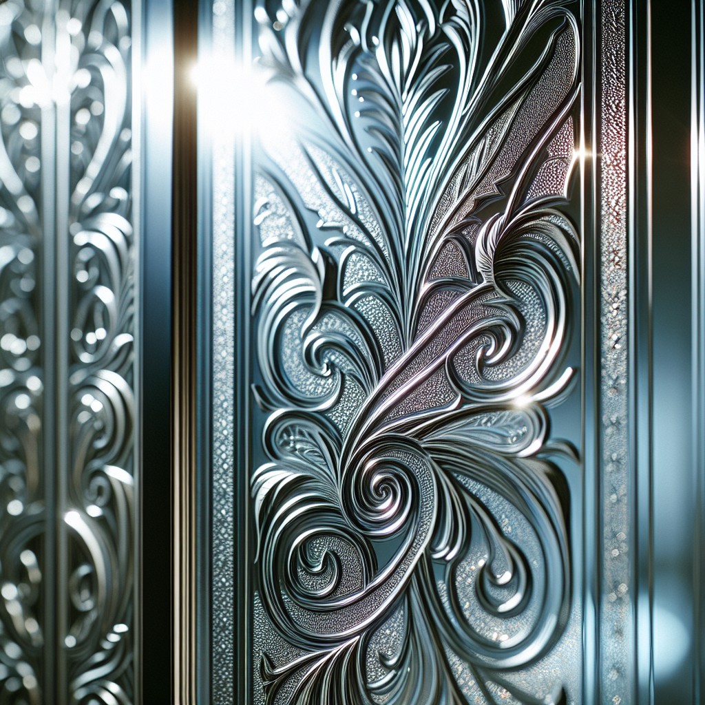 using etched glass in cabinet doors