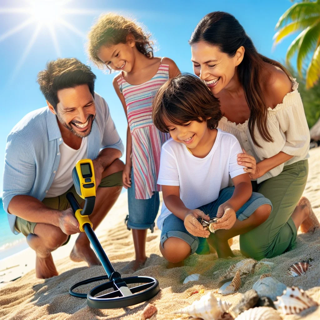 beach combing treasure hunt