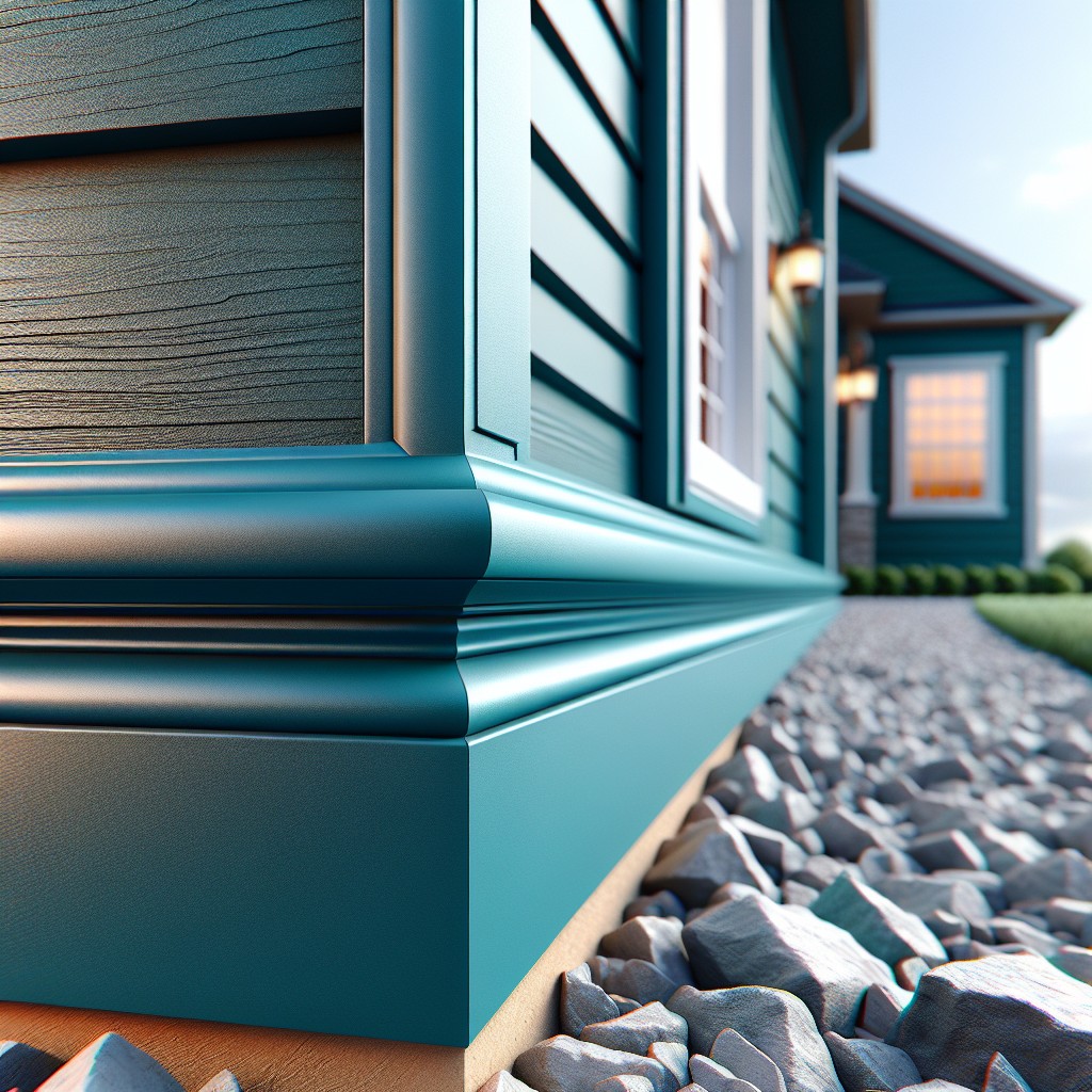 colored composite skirting to match exterior paint
