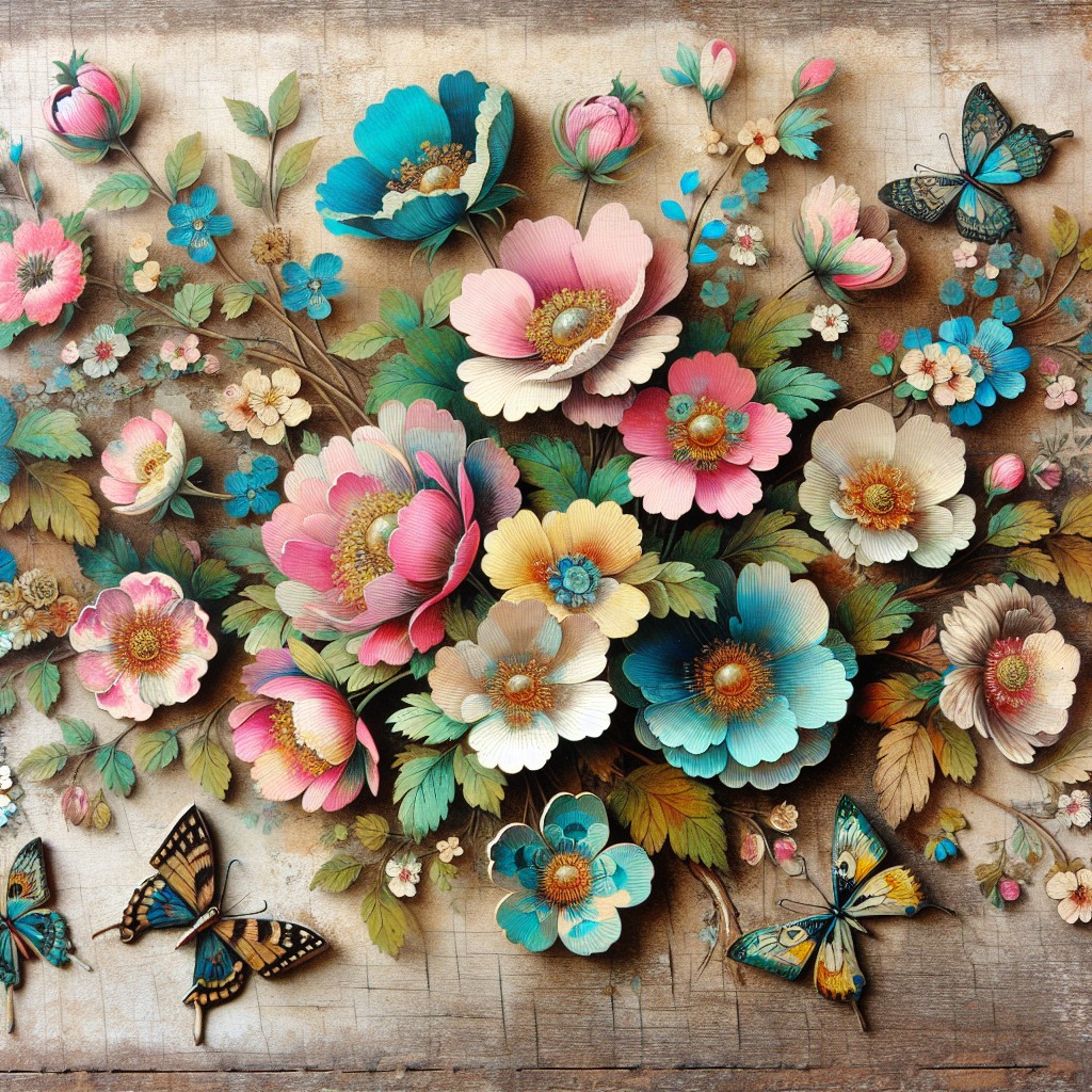 decoupage wall art