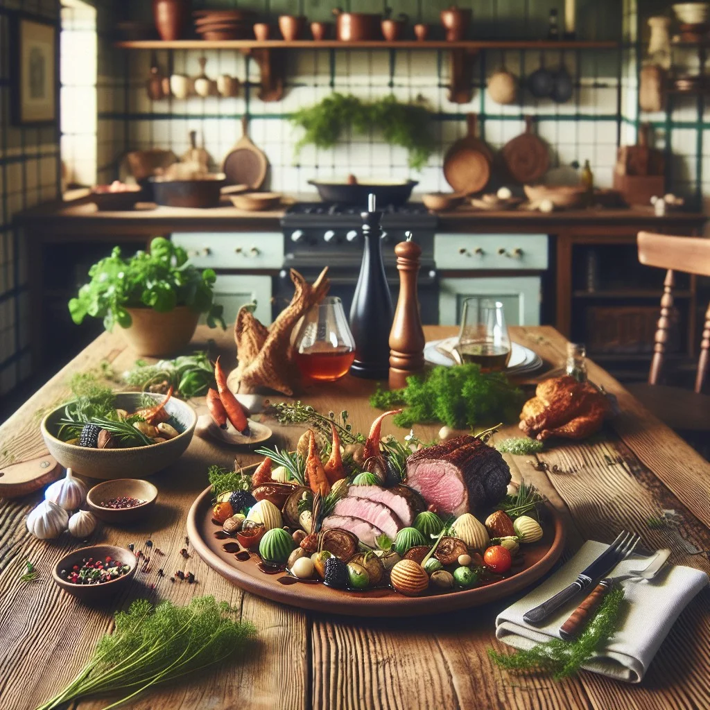 demonstration of a signature chalk point kitchen dish