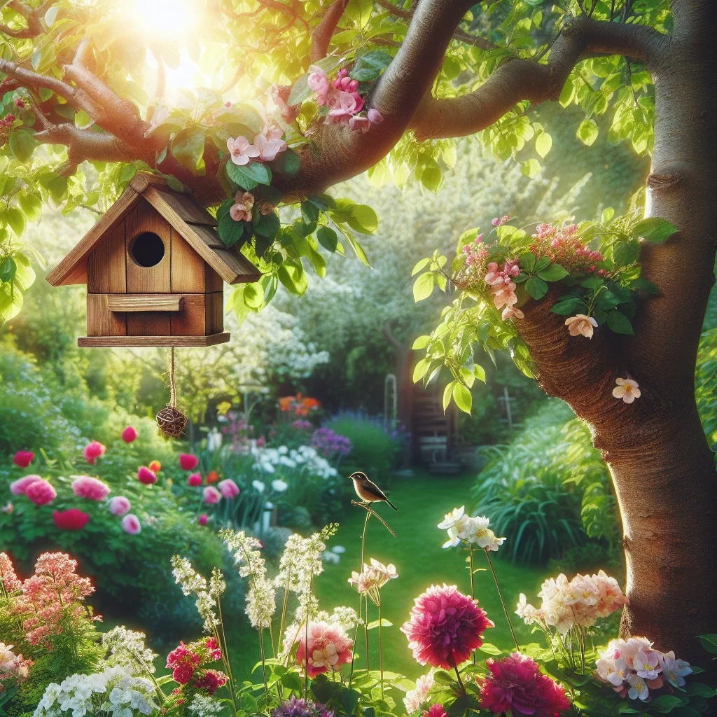 homemade bird house crafting