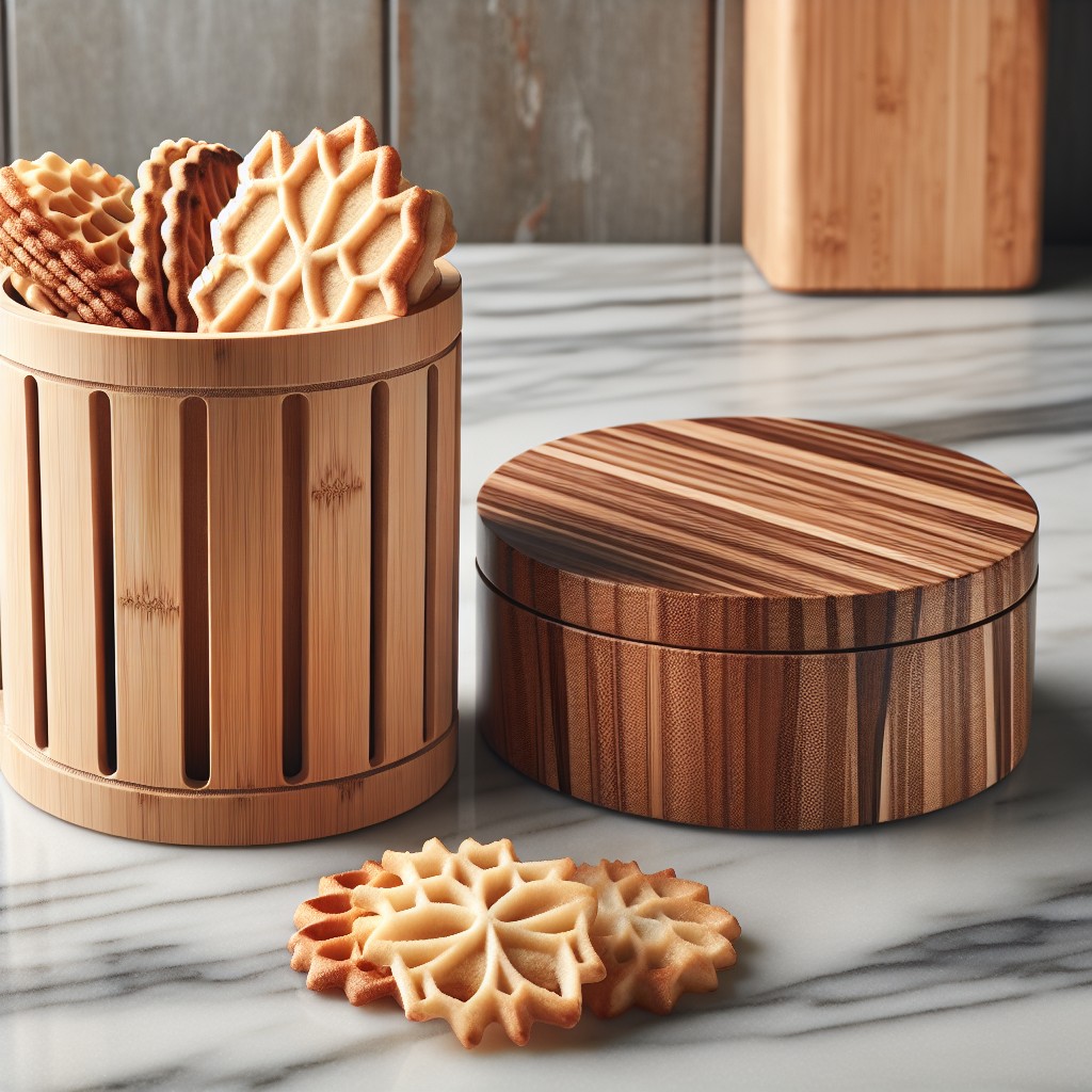 pizzelle storage bamboo vs wooden containers