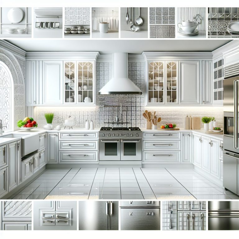 White with Stainless Steel Appliances A Comprehensive