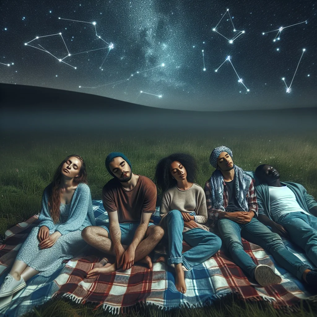star gazing night