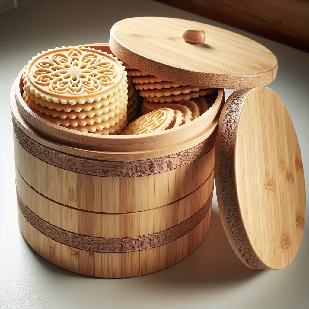 sustainable options for pizzelle storage