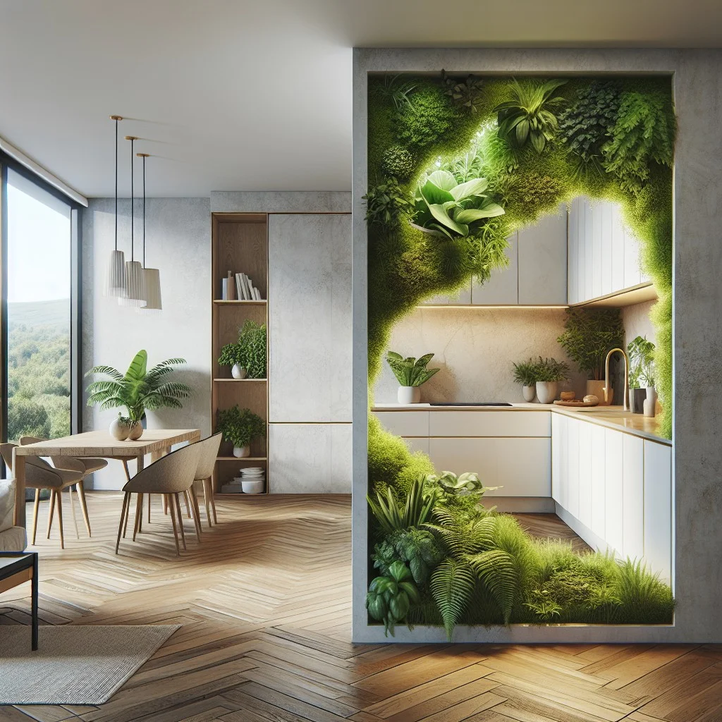 terrarium space within the cutout