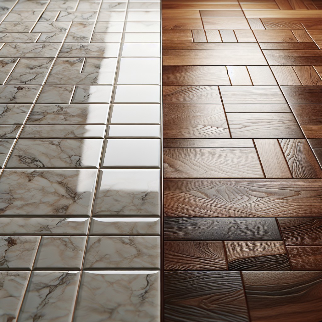 understanding tile to wood floor transition
