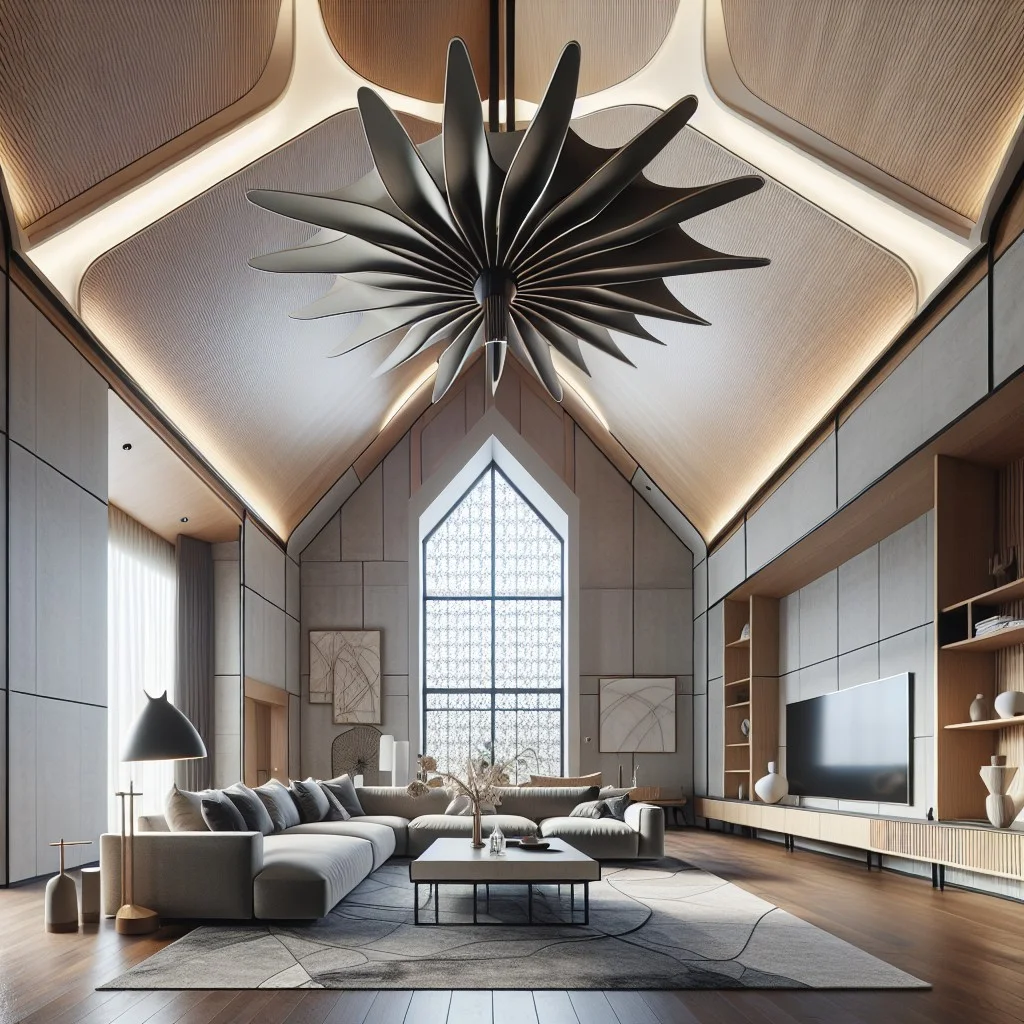 aesthetic considerations for vaulted ceiling fans