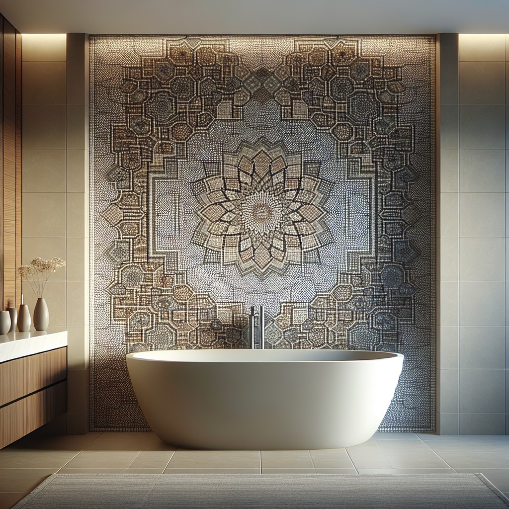 artistic mosaic tile