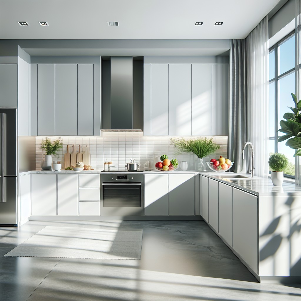 best kitchen cabinet colors for grey floors