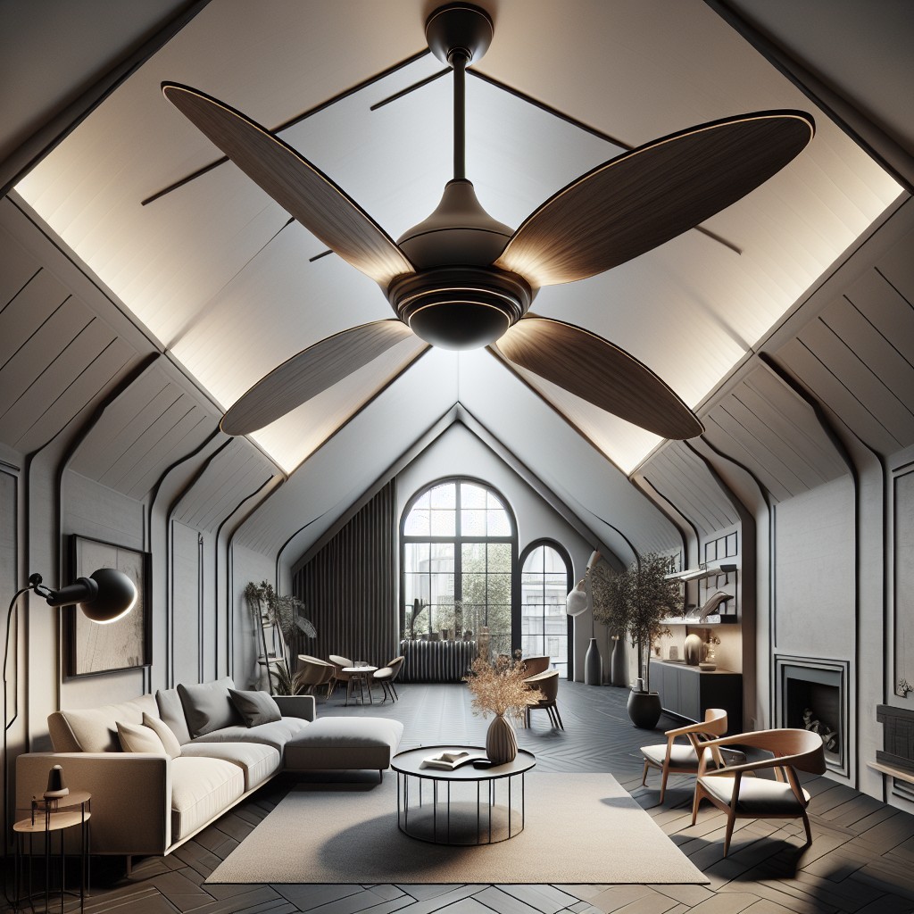 ceiling fans with unique blade shapes