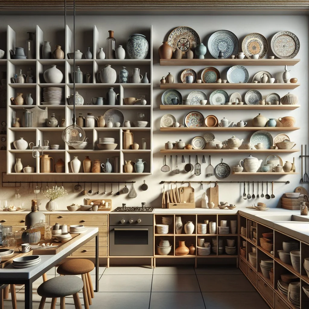inbuilt china alcoves