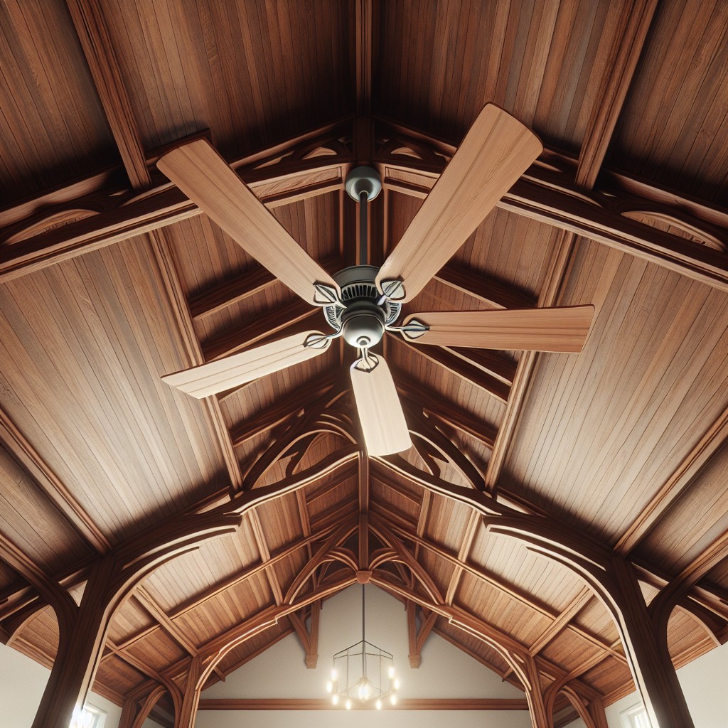 multi directional fans for vaulted ceilings