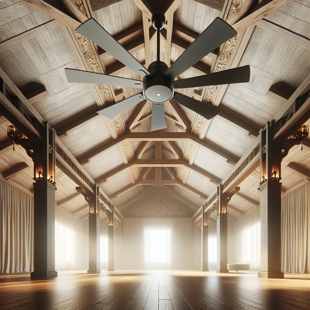 remote controlled fans for high ceilings