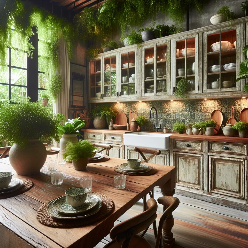rustic natural look