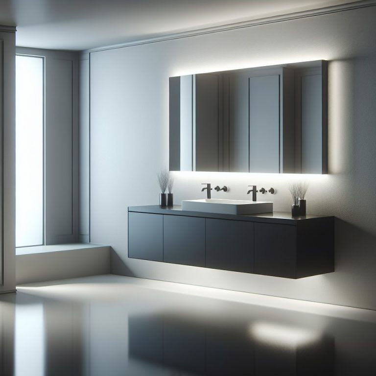 Bathroom Fixture Set Black