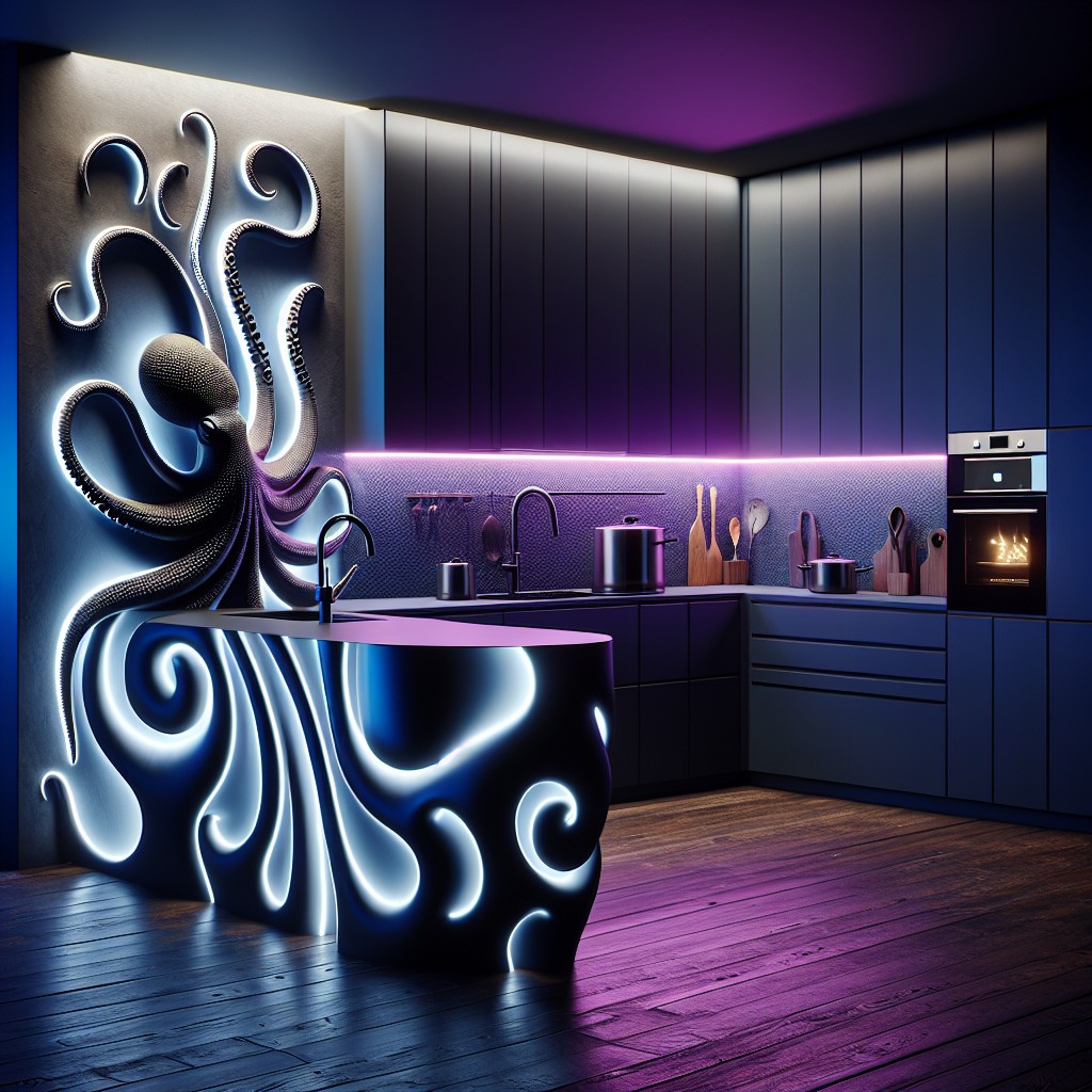 the concept of an octopus kitchen