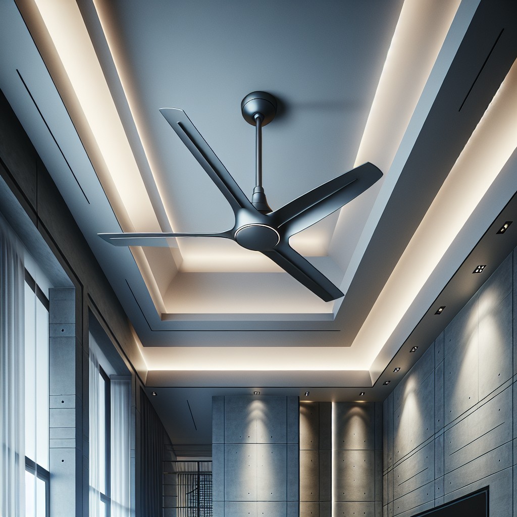 vaulted ceiling low profile fans