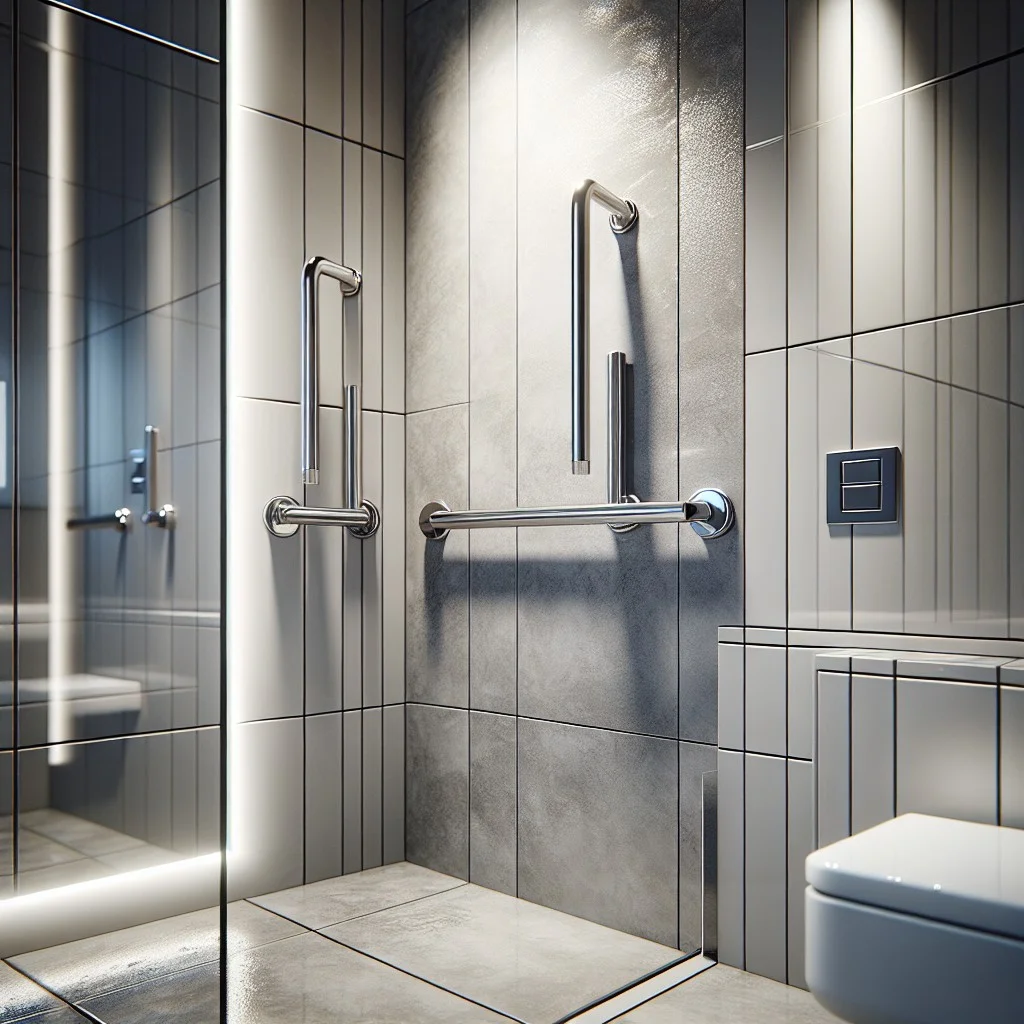 comparison fixed vs. adjustable grab bars