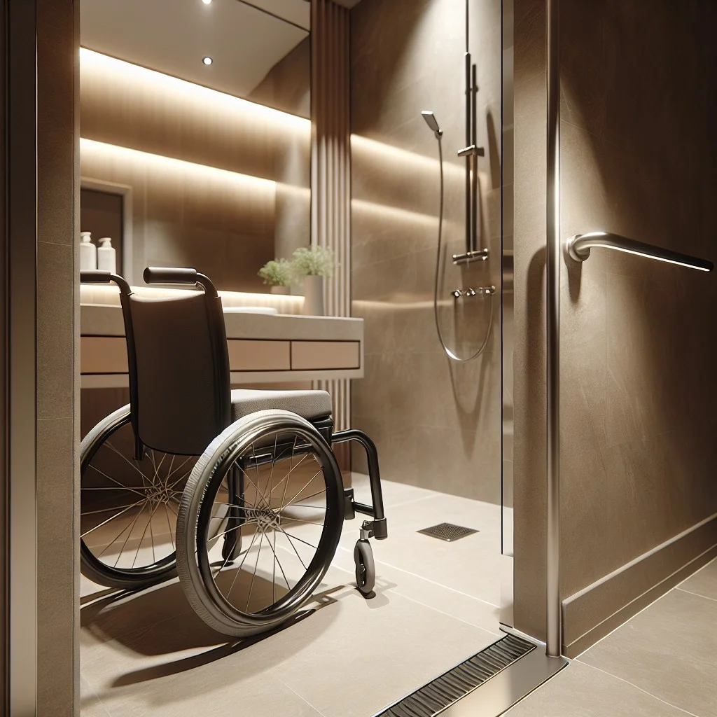 doorway grab bars providing support before you step in