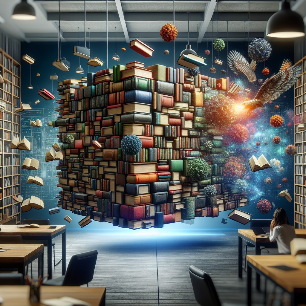floating bookshelf zoom backgrounds