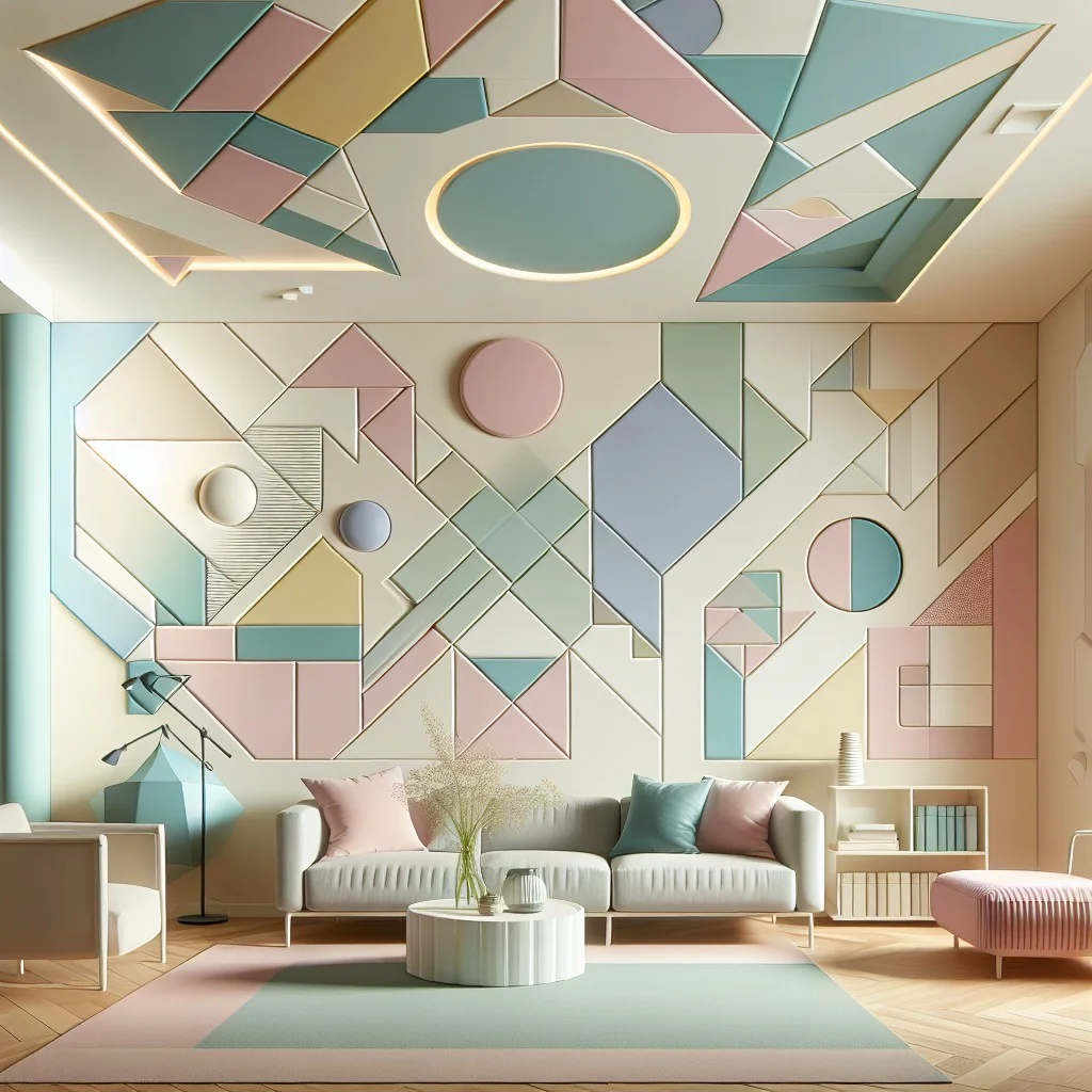 geometric paint design