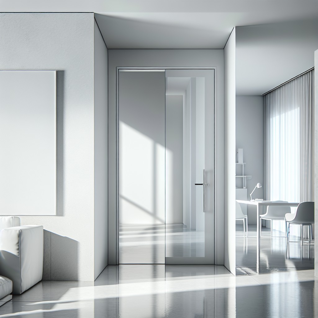high gloss white doors for modern look