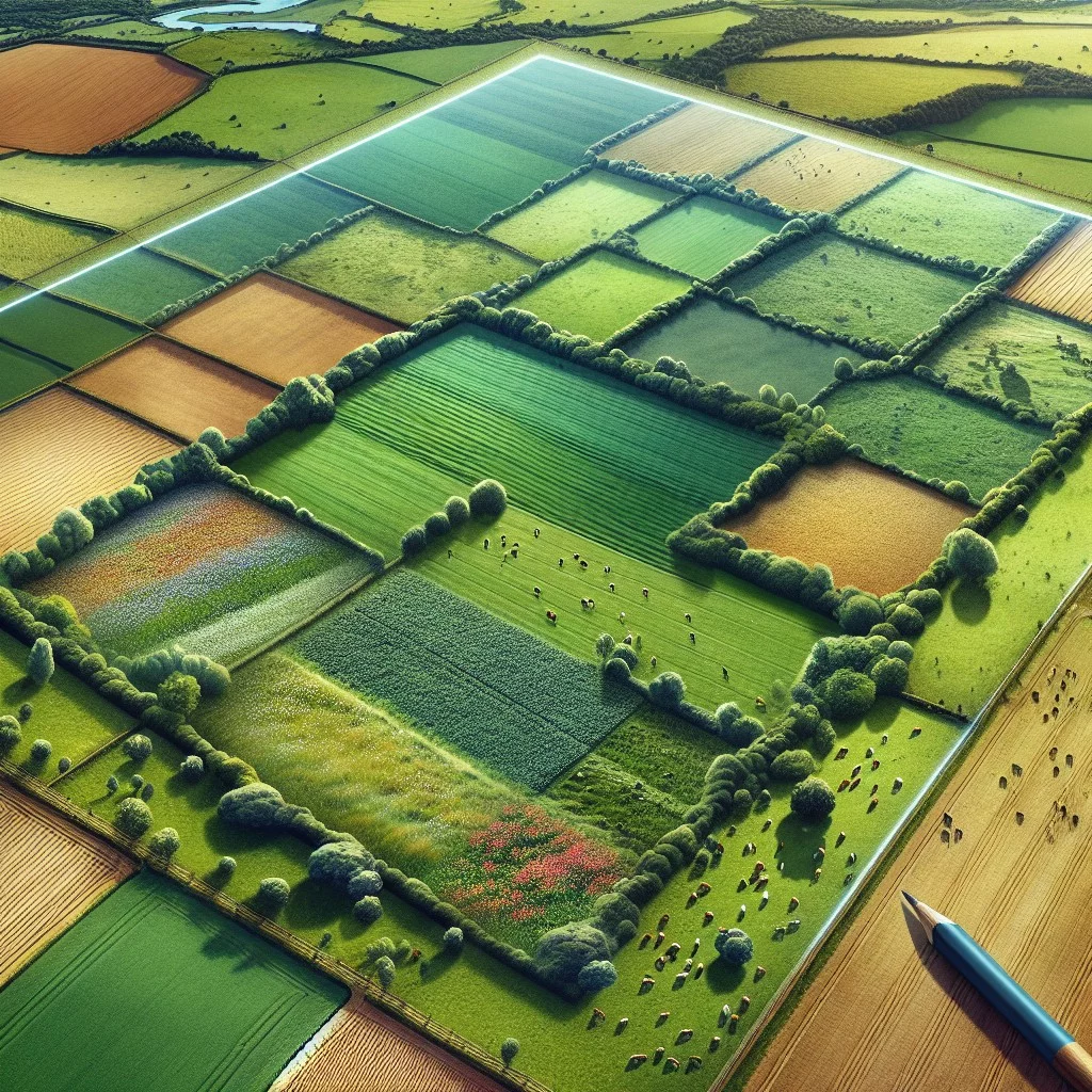 how big is 30 acres other formal measurements