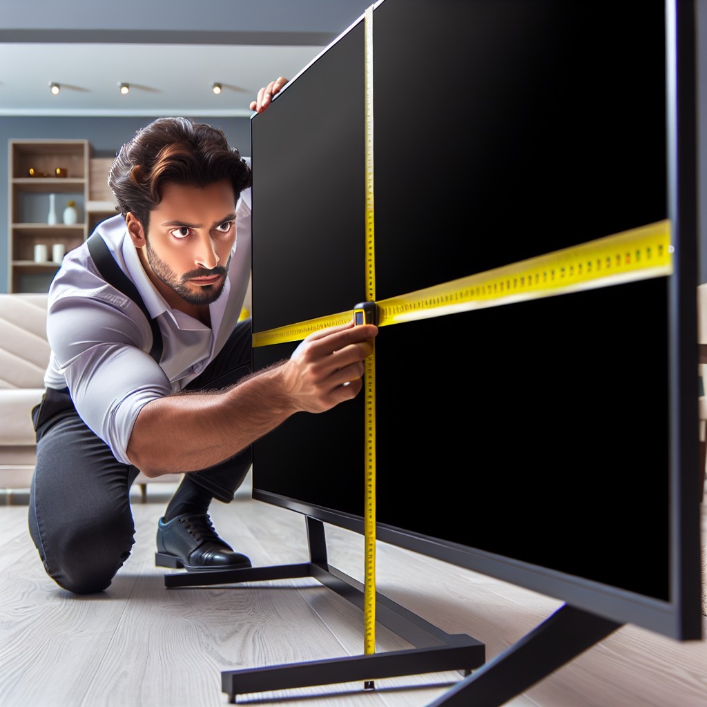 measuring a 50 inch television