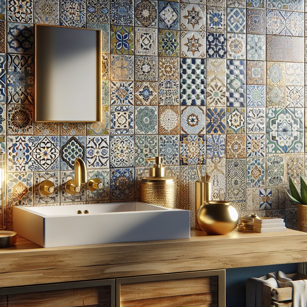 moroccan tile for exotic influence