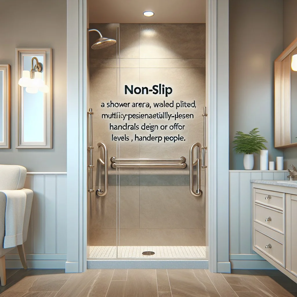 must have feature grab bars in elderly friendly showers