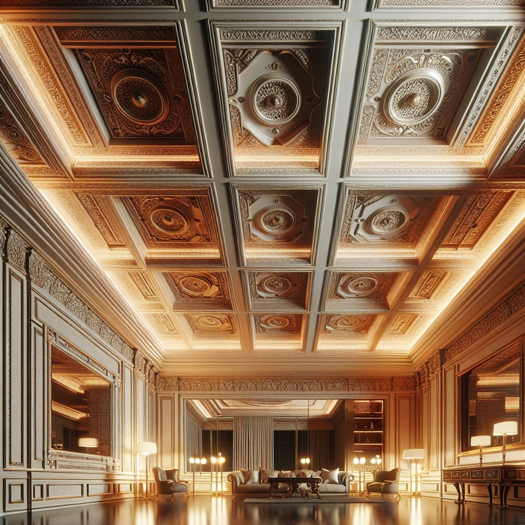 partitioned ceiling design