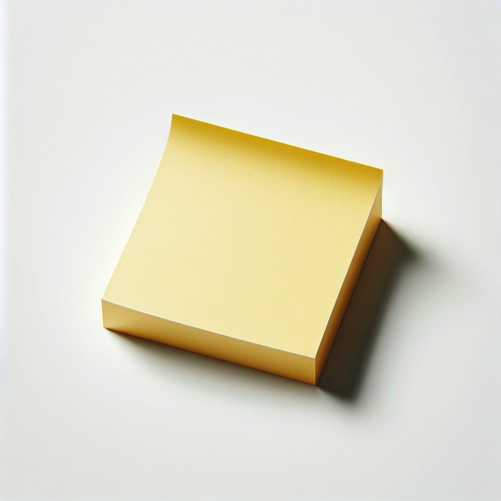 standard post it note dimensions