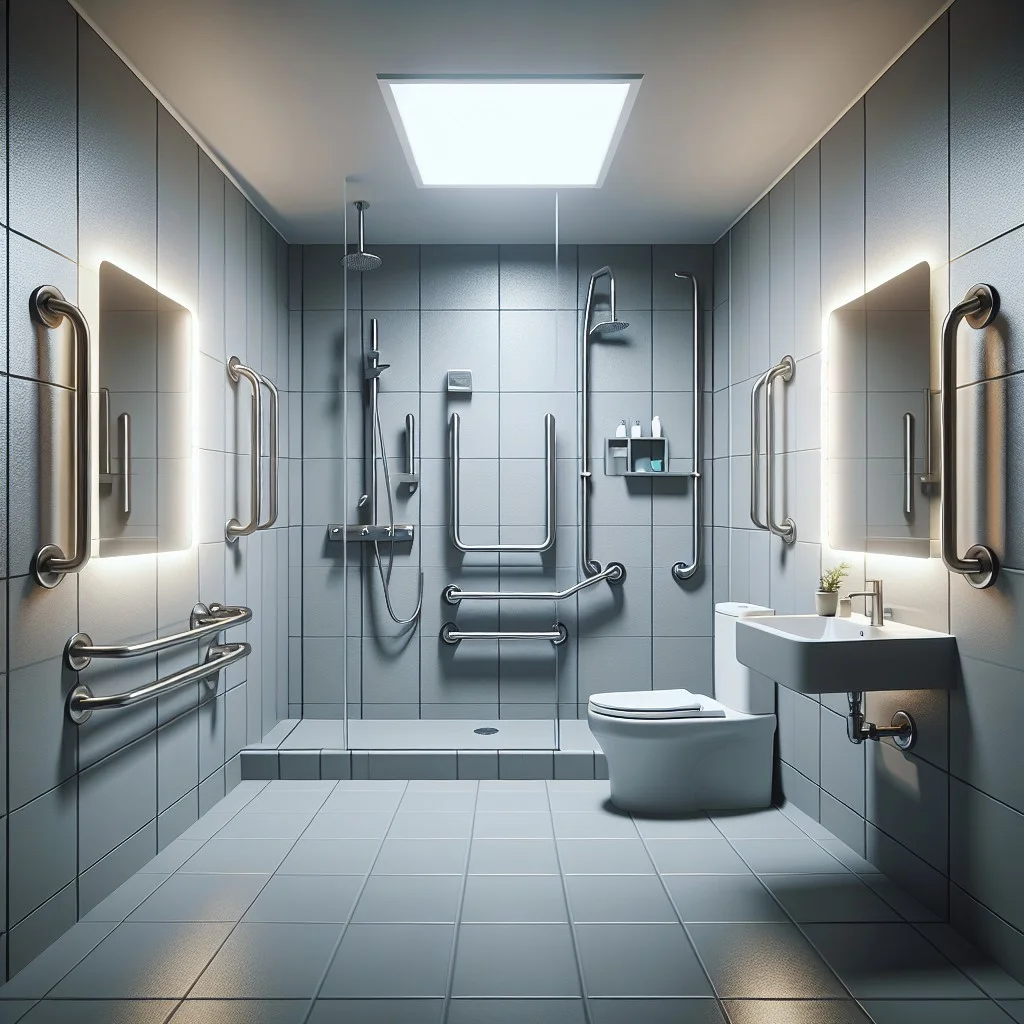 use of grab bars beyond showers universal bathroom safety