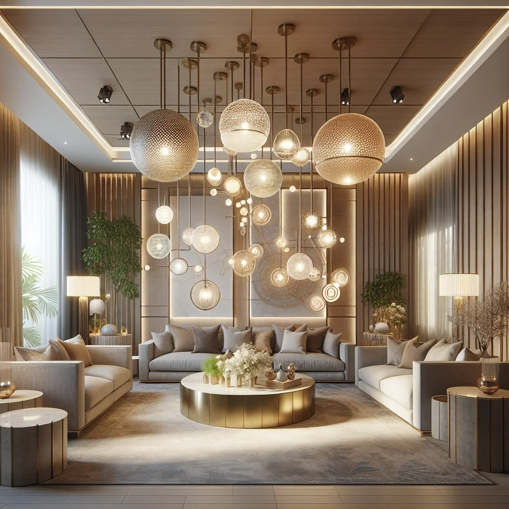 using shapes in light fixtures