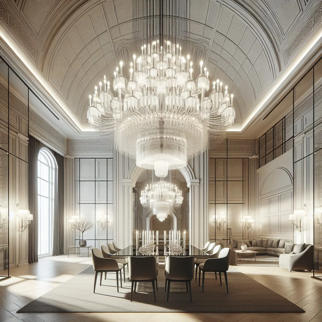 when to use statement lighting and when to complement