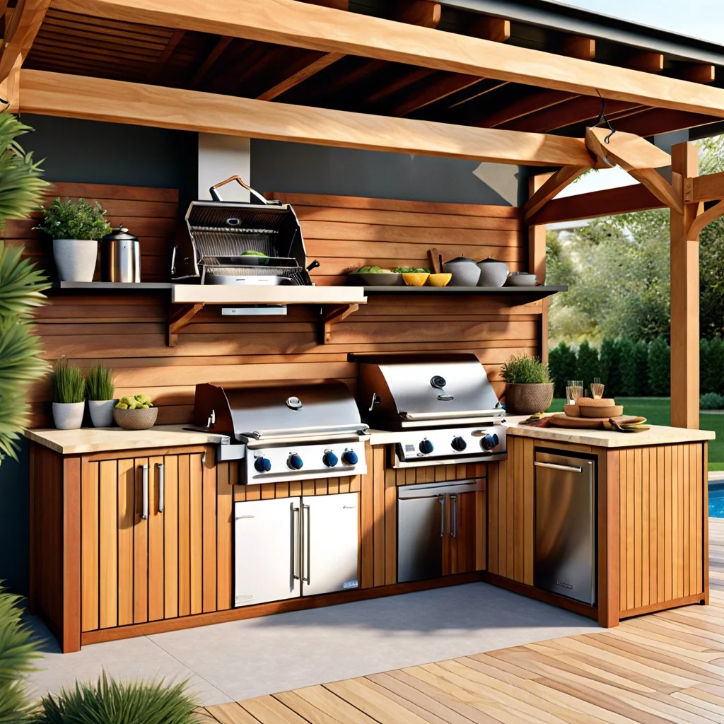 assessing wood suitability for outdoor kitchens